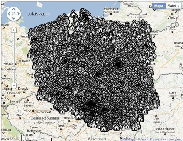 Karta svih crkava u Poljskoj. Zašto bi ovo netko napravio? 😆
