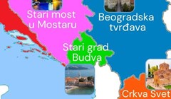 Karta prikazuje najveće turističke atrakcije u regiji, pogledajte kako stoji Hrvatska