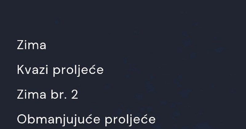 Netko je napravio novu podjelu godišnjih doba, fotka se odmah proširila mrežama! Totalno je pogođena