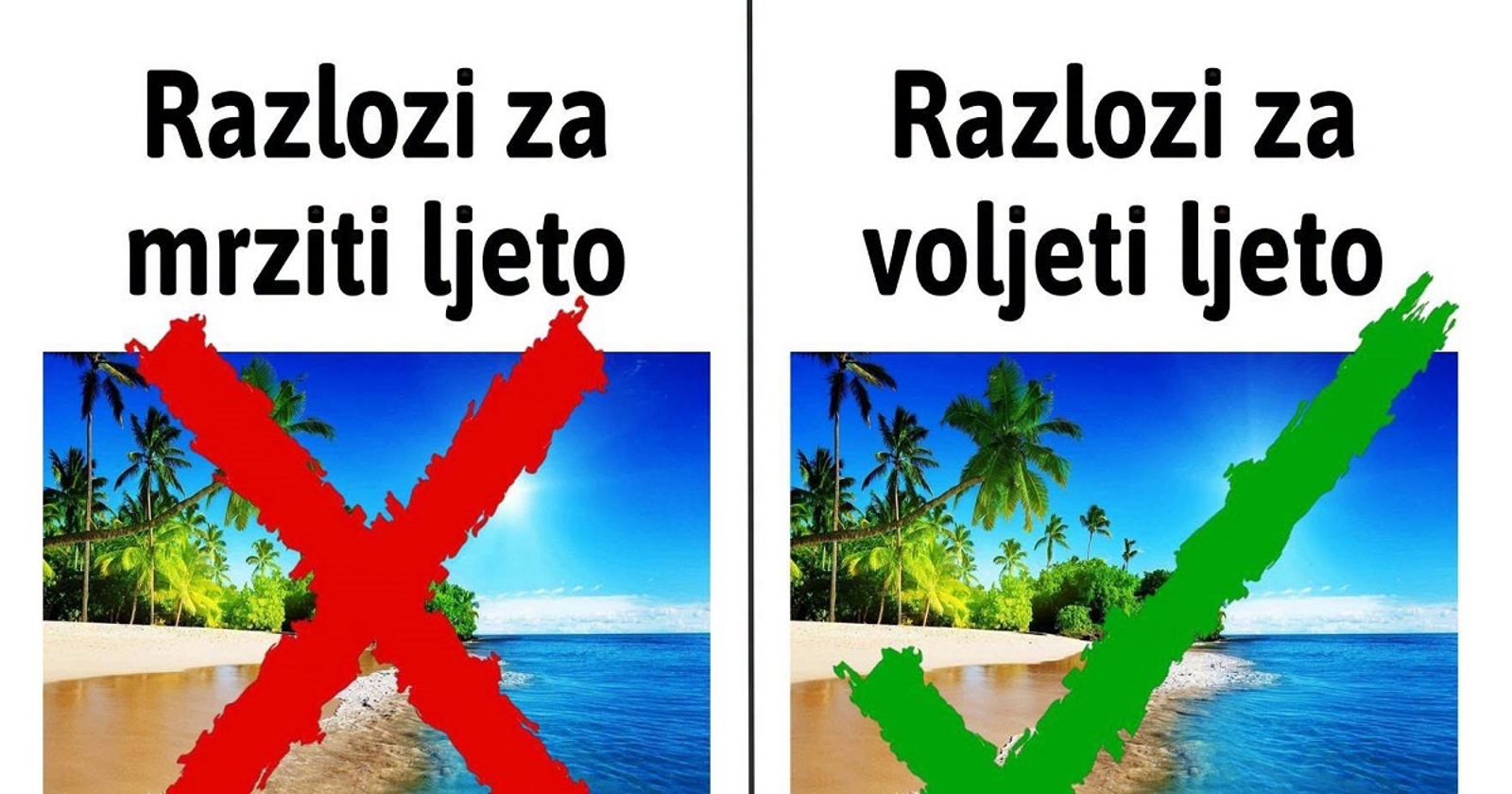 Brutalno iskren popis podijelio je Internet – mrzite li i vi ljeto zbog ovoga?
