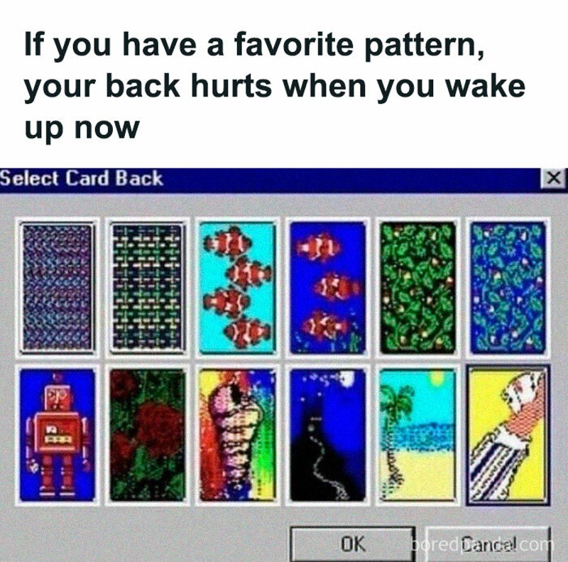 Ako imaš omiljeni uzorak, sada te bole leđa pri ustajanju ujutro