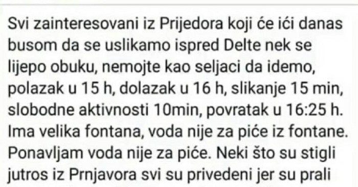 Plan i program izleta ekipe iz Prijedora širi se regijom brzinom munje, urnebesna je!
