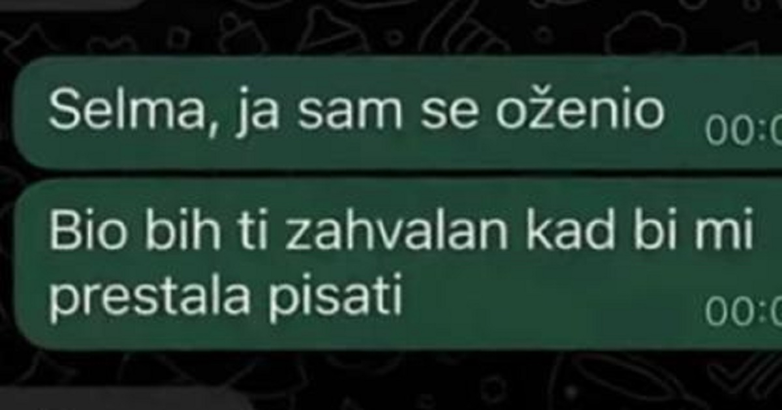 Javio se bivšoj da se oženio i zamolio je da mu više ne piše, a njezin odgovor je čisto zlato!