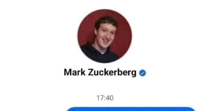 Nakon pada Facebooka, netko je Zuckerbergu poslao poruku. Fora je teški hit!