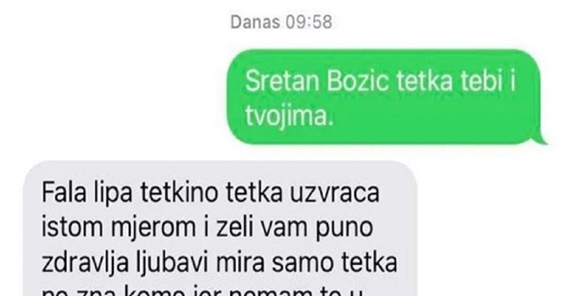 Ekipa na Fejsu umire od smijeha na dopisivanje tetke i nećaka, morate vidjeti ovaj neočekivani obrat