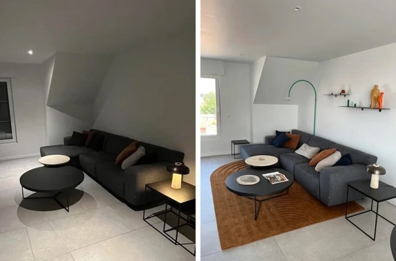 “Prije nekoliko mjeseci objavio sam prvu sliku i dobio puno korisnih savjeta. Sada, nešto kasnije, moj dnevni boravak se drastično promijenio. ”