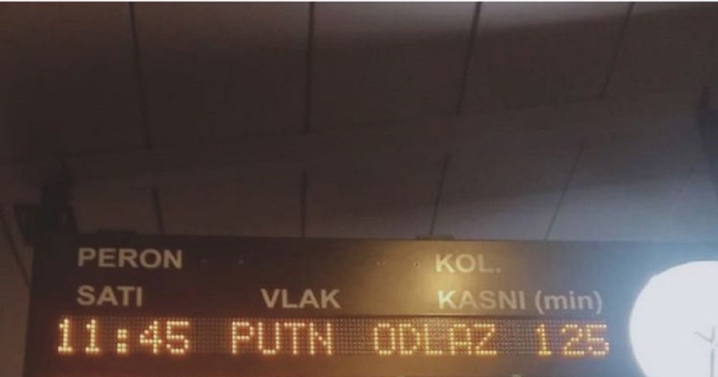 Prizor sa zagrebačkog kolodvora šera se Hrvatskom brzinom munje, morate vidjeti novi biser HŽ-a