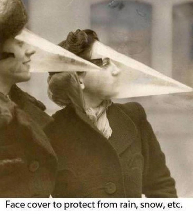 Zaštita od kiše za lice