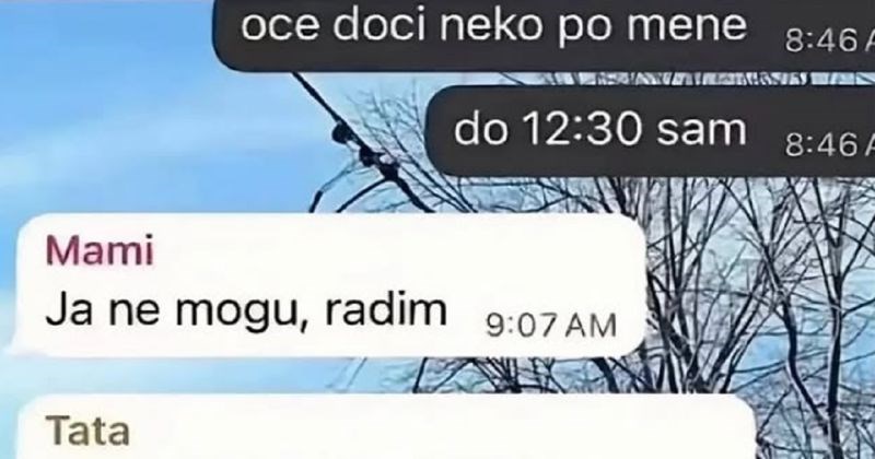 Dopisivanje roditelja i klinca oko prijevoza hit je na FB-u, svi se smiju tatinom brutalnom odgovoru
