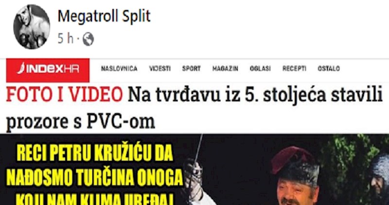 Sprdnja na račun postavljanja PVC prozora na klišku tvrđavu hit je na Fejsu, morate vidjeti