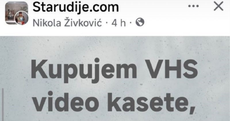 Stavio je objavu da kupuje video kazete, morate vidjeti što mu je ponudio tip iz komentara