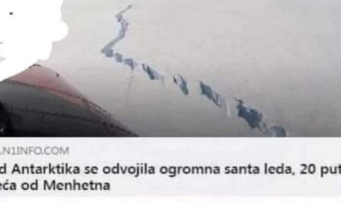 Bosanac je ispalio na usporedbu u naslovu vijesti o Antarktici, morao je ostaviti komentar. Hit je!