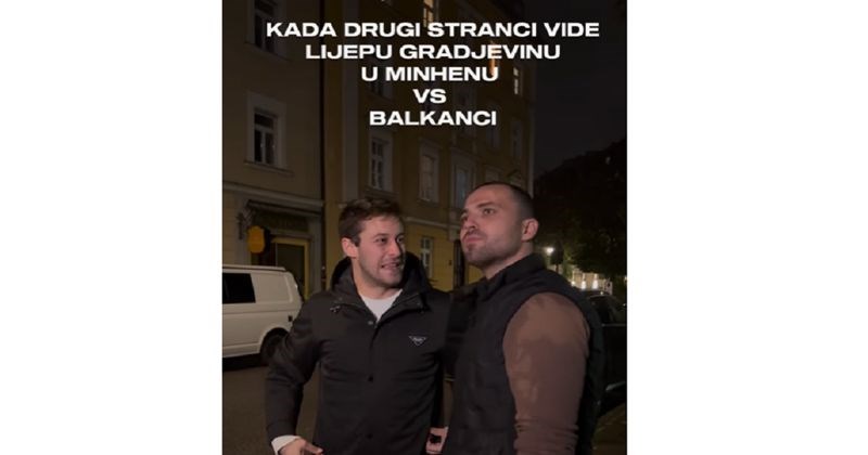 Video prikazuje reakciju turista i Balkanaca na arhitekturu i građevine, ovo je totalna istina