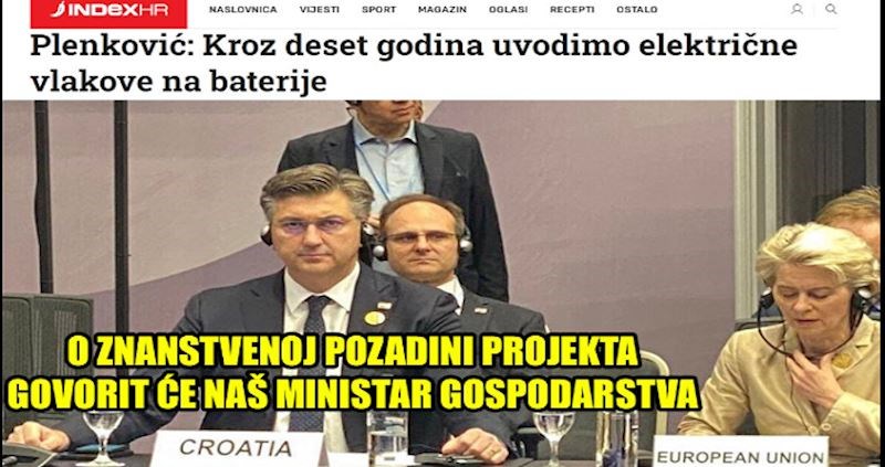 Nakon Plenkovićeve izjave o uvođenju električnih vlakova svi dijele ove dvije fore, urnebesne su
