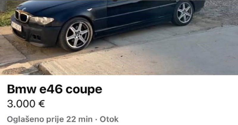 Tip se želi riješiti BMW-a, morate vidjeti što je naveo kao razlog prodaje! Hit je!