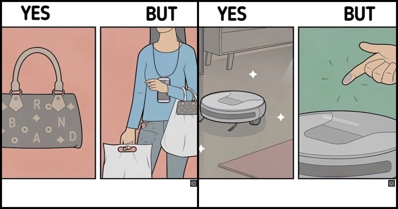 14 ilustracija na zanimljiv i pomalo duhovit način prikazuju apsurdnosti današnjeg društva