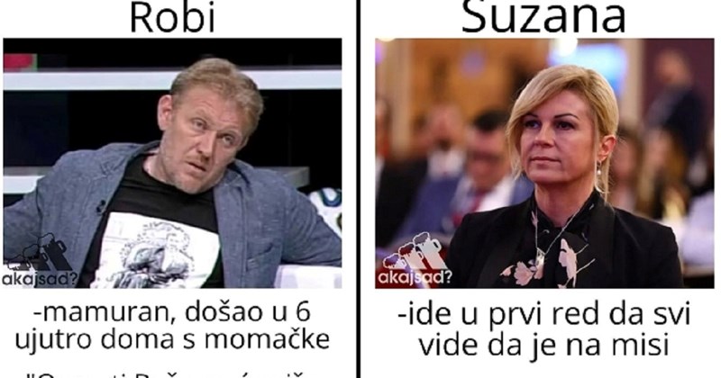 Fora prikazuje šest tipova ljudi koje ćete naći na misi u svakom kutku RH, urnebesna je