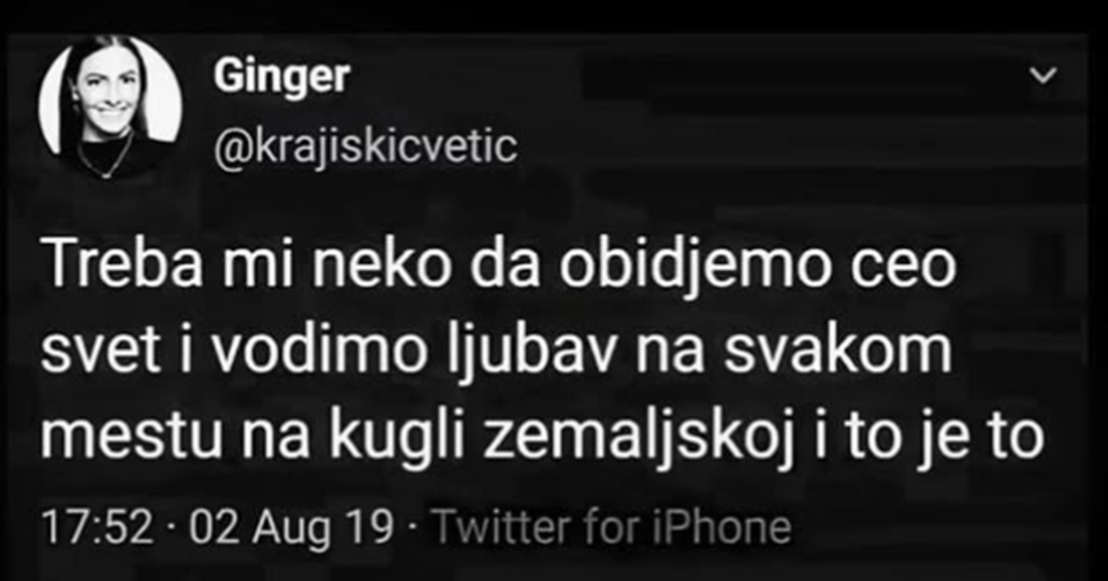 Cura je podijelila svoju romantičnu želju, tip je urnebesnim komentarom momentalno uništio idilu