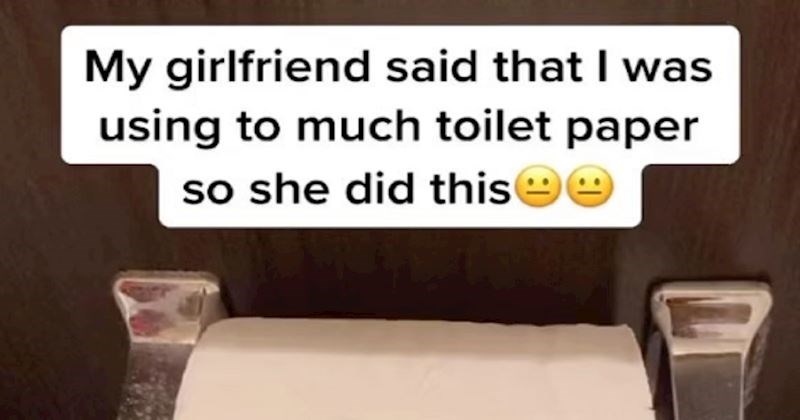 Curu je živciralo što dečko troši previše wc papira pa mu je napravila nešto genijalno. Fora je hit!