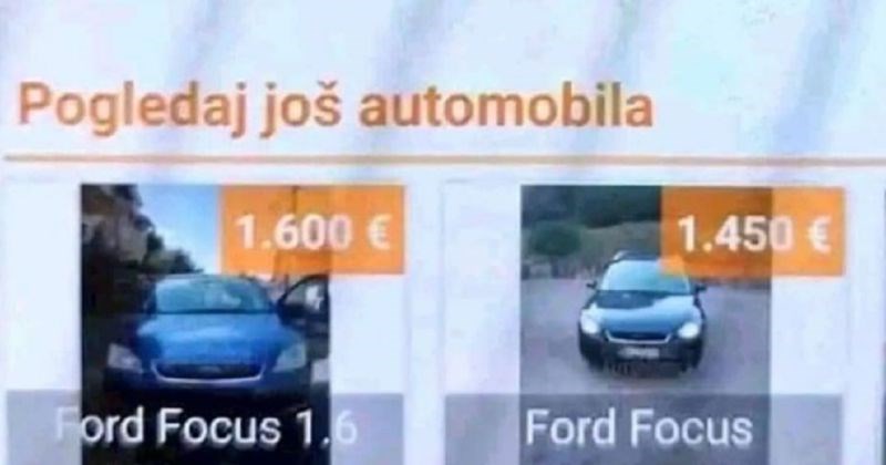 Oglas u kojem tip mijenja auto nasmijao je cijelu regiju, morate vidjeti razlog zamjene