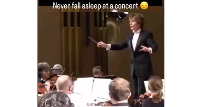 Žena je zaspala na nastupu orkestra, snimku onog što je uslijedilo lajkali su milijuni!