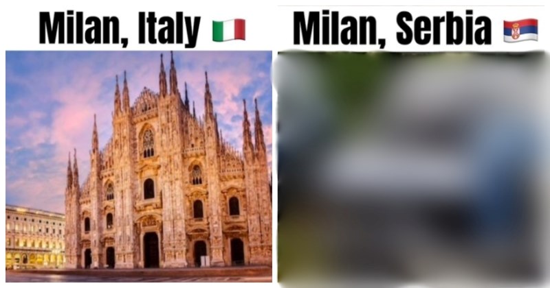 Fora prikazuje razliku između talijanske i srpske verzije Milana, totalni je hit na IG-u