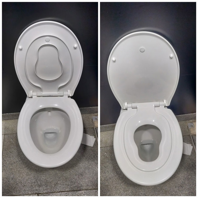 Javni zahodi u ovom trgovačkom centru imaju dodatnu manju WC dasku za djecu