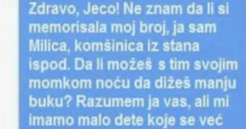 Susjeda je zamolila da pokuša utišati noćne aktivnosti, neočekivan obrat apsolutni je hit u regiji