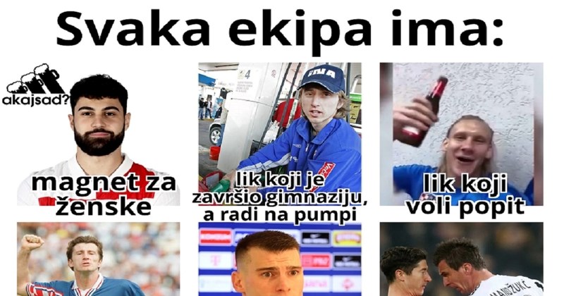 Fora prikazuje članove od kojih se sastoji svaka ekipa ikad, genijalna je i totalno pogođena!