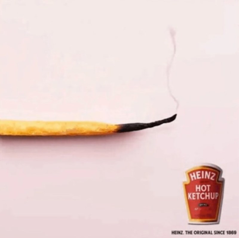 Toliko papren kečap da je pomfrit izgorio pri dodiru s njim!