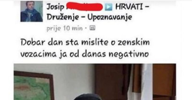Tip je otvorio raspravu o vozačicama u FB grupi, urnebesan rasplet otkrila je fotka koju je objavio