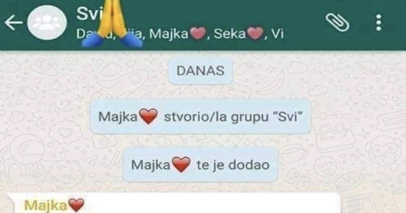 Mama je napravila WhatsApp grupu s djecom zbog ukradene bombonjere, morate vidjeti njenu poruku