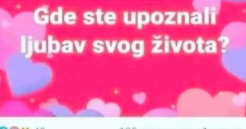 Ljudi na Fejsu pišu gdje su upoznali ljubav svog života, ovaj komentar odnio je pobjedu