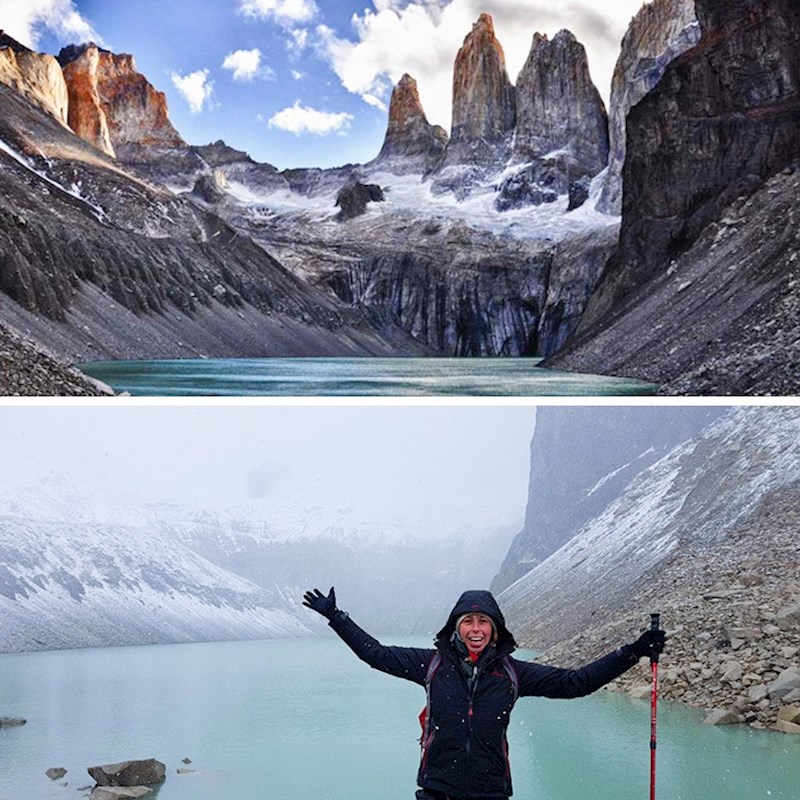 Probudila sam se u 3 ujutro i onda 4 sata planinarila do tu da vidim ovaj fascinantan pogled...