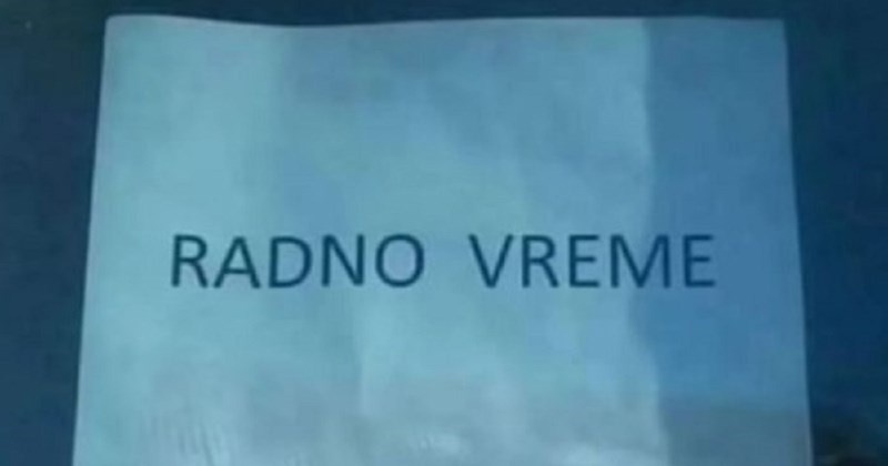 Tipu prekipjelo pa stavio na vrata novo radno vrijeme, sada je hit u čitavoj regiji
