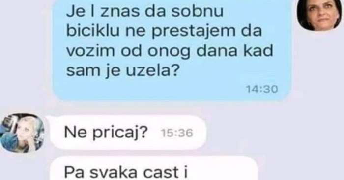 Dopisivanje prijateljica o sobnom biciklu nasmijalo je regiju, za sve je zaslužan iznenadni obrat