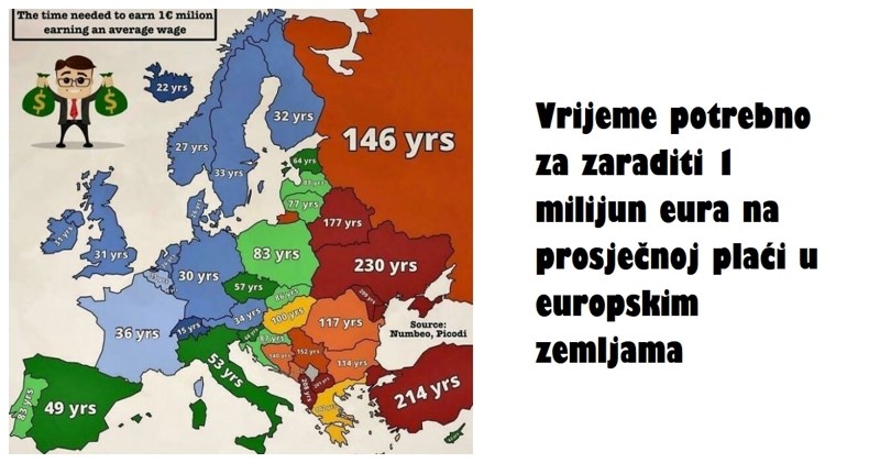 10 prezanimljivih podataka prikazanih na kartama, neki će vas zaista fascinirati