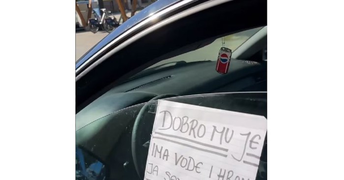 Poruka na autu prvo je zabrinula, a onda nasmijala prolaznike. Odmah je postala hit na mrežama!