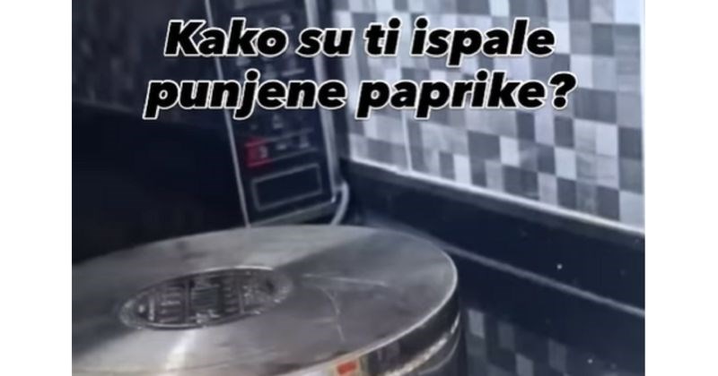 Prvi put je radila punjene paprike, zbog urnebesnog peha na kraju- ući će u povijest!