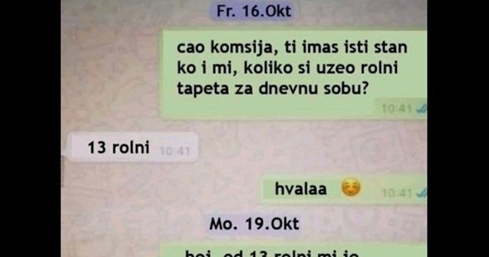 Fotka urnebesnog dopisivanja među susjedima hit je na Fejsu, odmah će vam biti jasno zašto