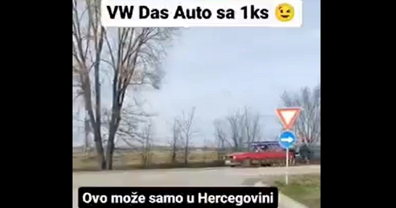 Urnebesan prizor iz Hercegovine širi se regijom, odmah će vam biti jasno zašto je hit