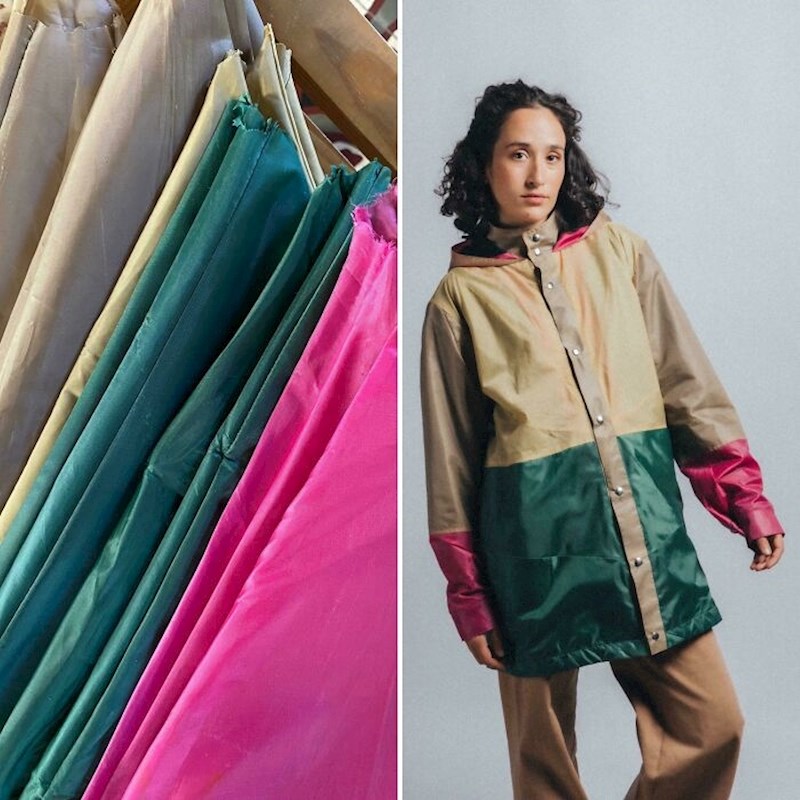 20. Potrgano platno s kišobrana super će poslužiti kao materijal za kabanicu