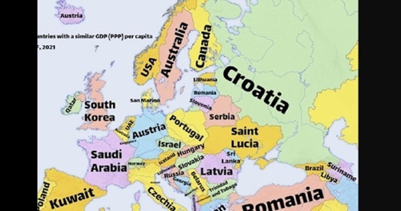 Ova mapa promijenit će vam način na koji gledate na svijet, kužite li što prikazuje?