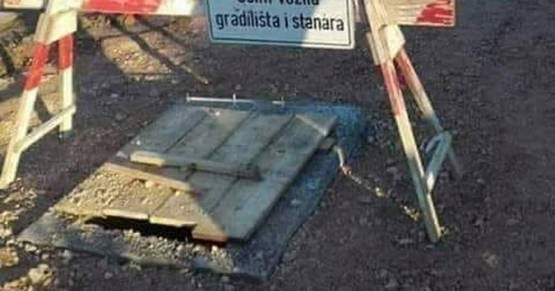 Obavijest o zabrani prolaska obišla je regiju zbog bizarnog mjesta na kojem je postavljena, hit je!