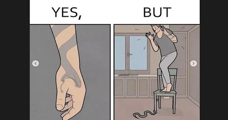 12 ilustracija prikazuju nelogičnosti današnjeg društva, neke su komične, druge su potresne