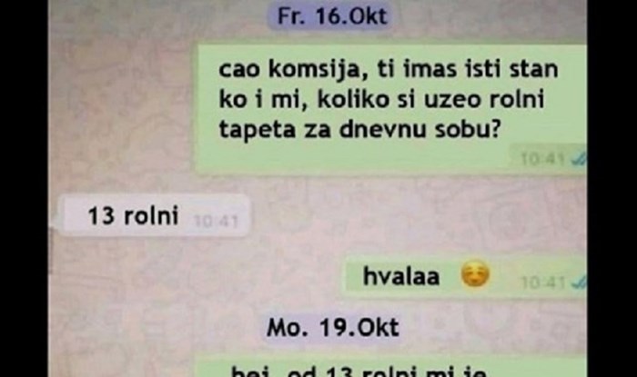 Fotka urnebesnog dopisivanja među susjedima hit je na Fejsu, odmah će vam biti jasno zašto
