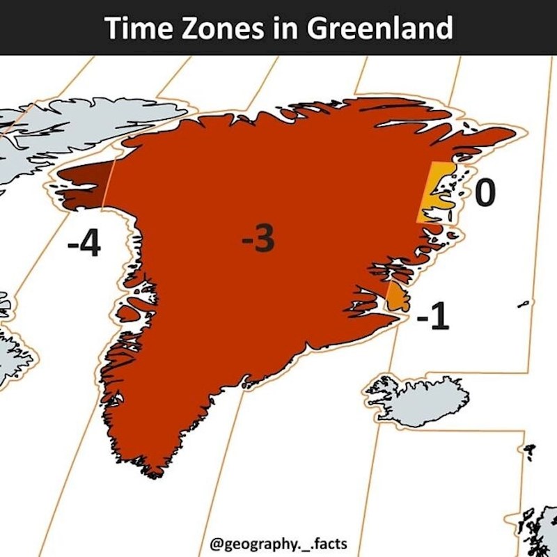 Vremenske zone na Grenlandu