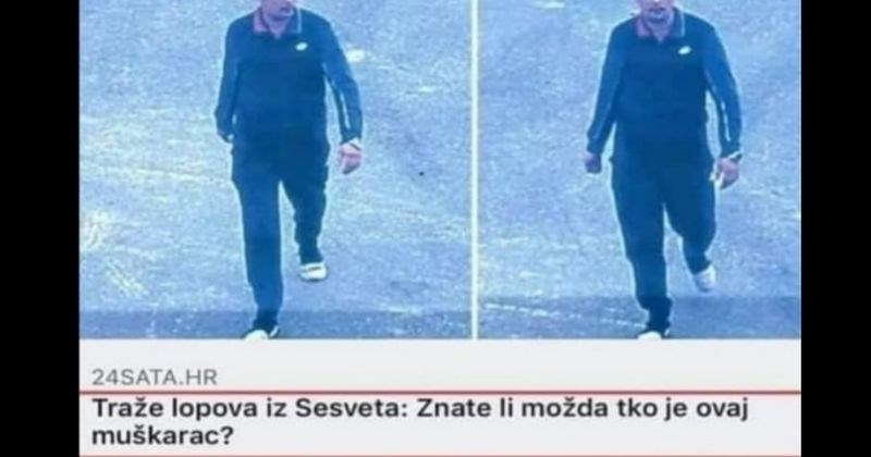 Policija je tražila pomoć oko identificiranja lopova, komentar ovog tipa nasmijao je tisuće