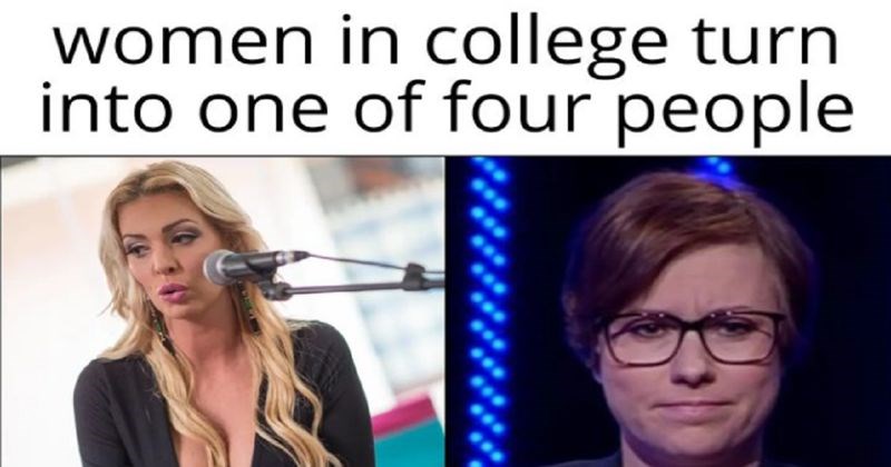 Meme prikazuje tipove žena u koje se cure pretvore na faksu, slažete li se?