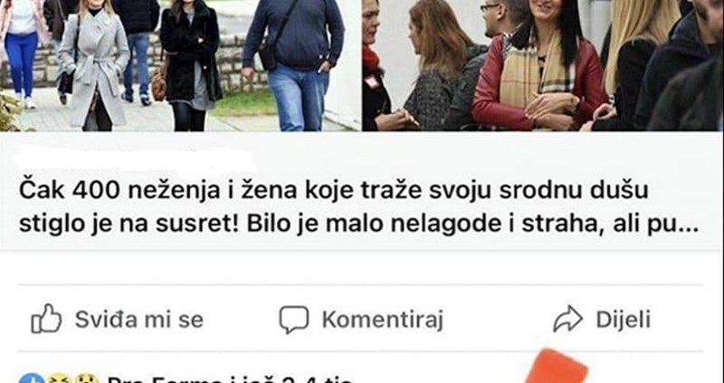 Komentar jednog tipa na katolički susret neženja hit je na Fejsu, plakat ćete od smijeha